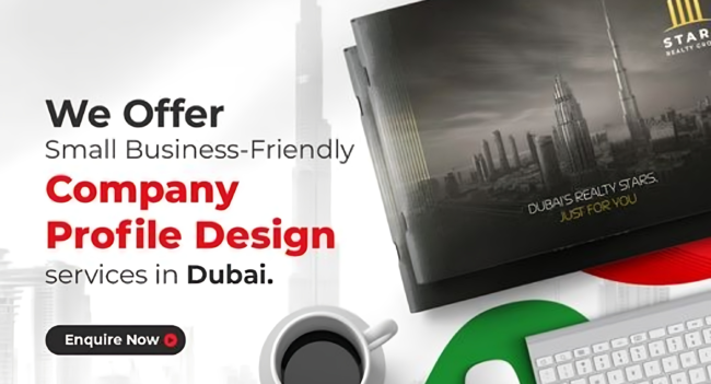 Small Business Friendly Company Profile Design in Dubai